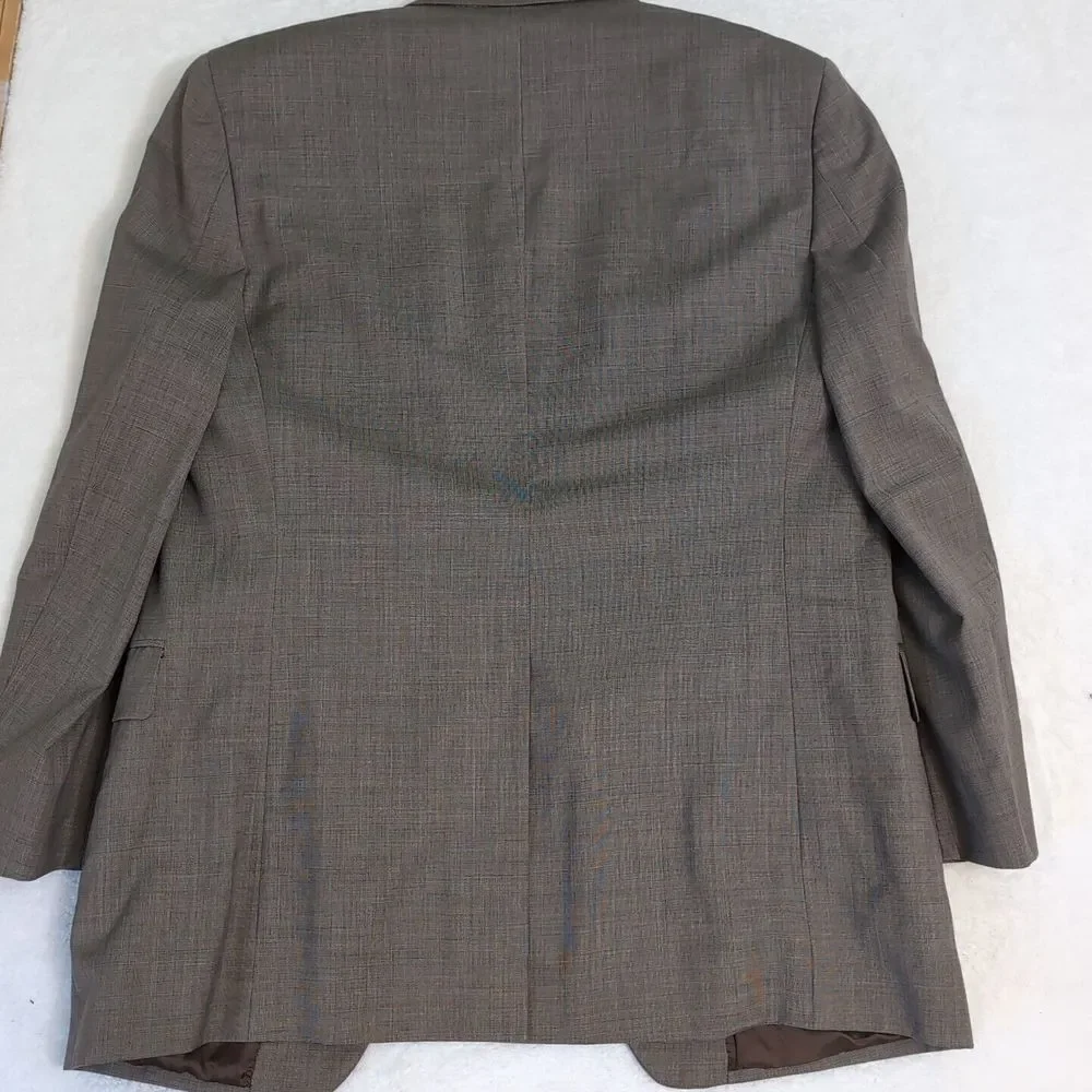 Brooks Brothers‎ Blazer 42L Long Loro Piana Wool 1818 Madison Brown/Gray